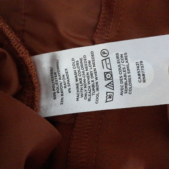 Ann Taylor Factory Sz0 The Straight Curvy Fit Full Length Midrise Straight Pants - Picture 13 of 17